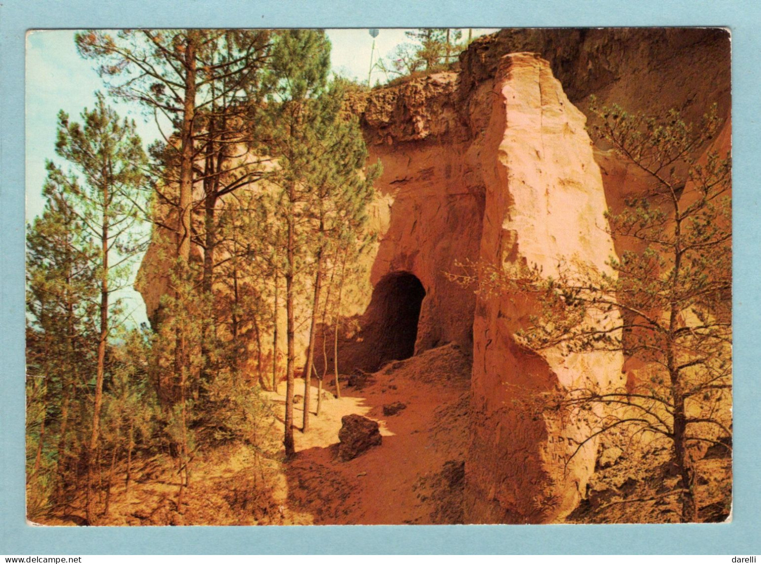 CP 84 - Roussillon - L'entrée Des Galeries Des Anciennes Carrières D'ocre - Other & Unclassified