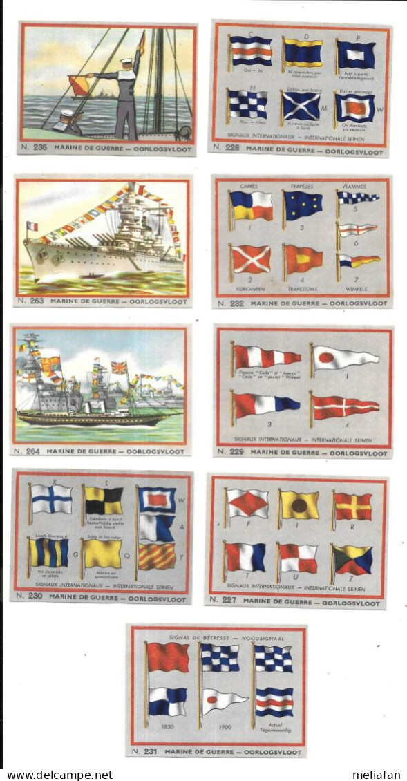 ED33 - CHROMOS CHOCOLAT JACQUES - SIGNAUX DE CODE INTERNATIONAUX DE LA MARINE - Boats