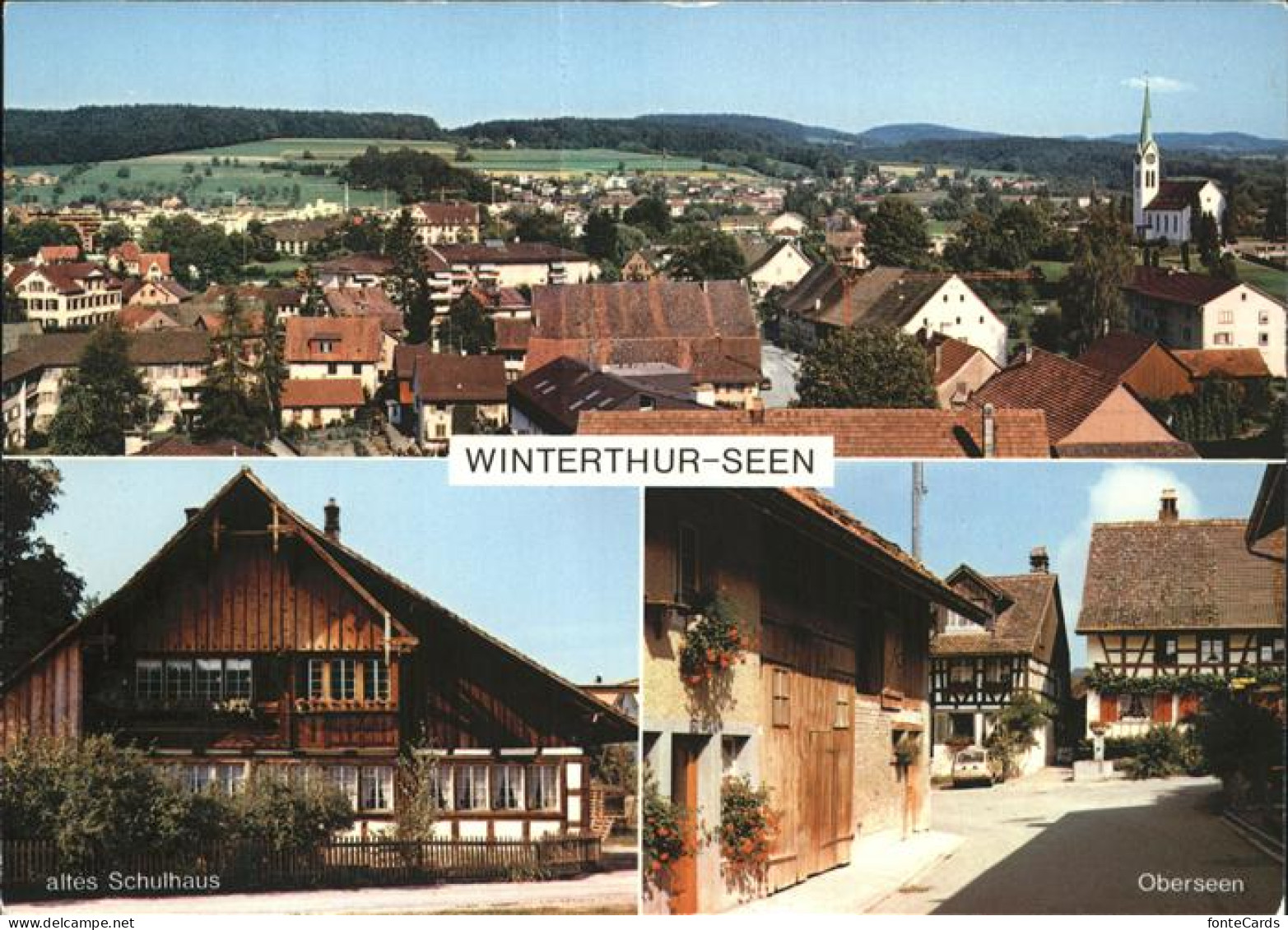 11381537 Winterthur Panorama Altes Schulhaus Oberseen Winterthur - Other & Unclassified