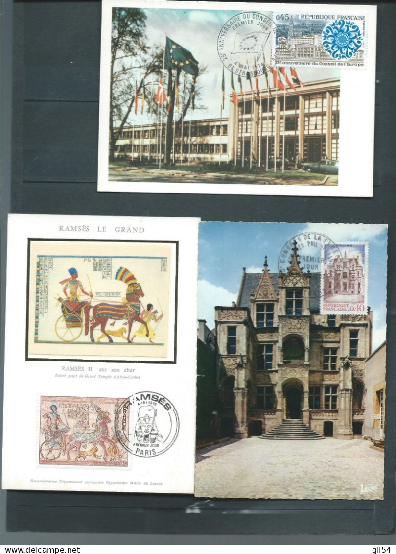 Lot De 3 Cartes Maximum  Mald161 - 1970-1979