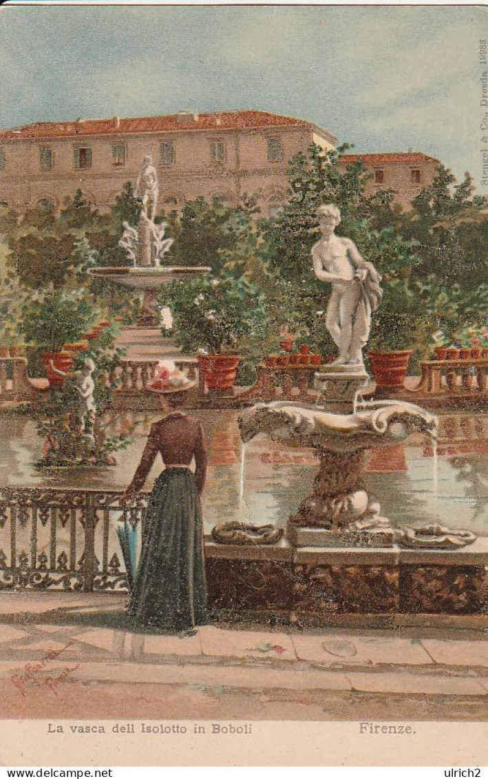 AK Firenze - La Vasca Del Isolotto In Boboli - Ca. 1920 (69294) - Firenze