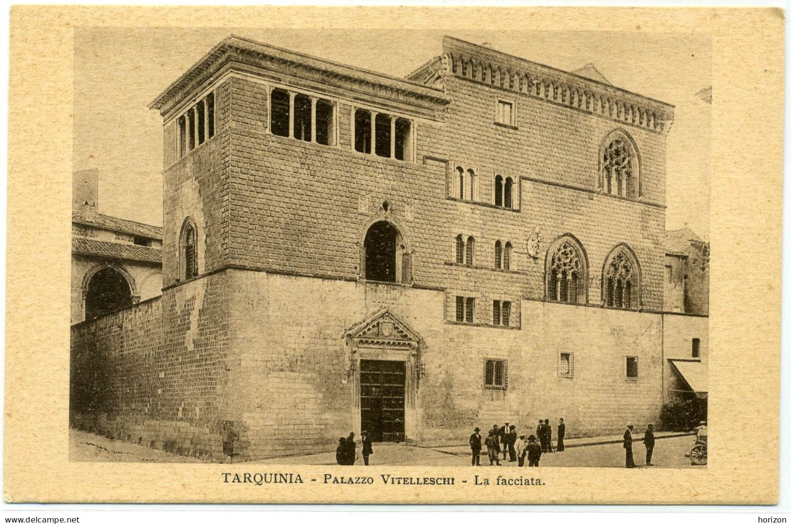 G.820  TARQUINIA - Viterbo - Palazzo Vitelleschi - La Facciata - Otros & Sin Clasificación