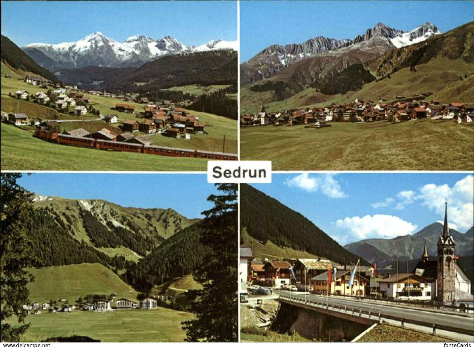 11381461 Sedrun Panorama Mit Piz Muraun Und Pitz Culmatsch Sedrun - Autres & Non Classés