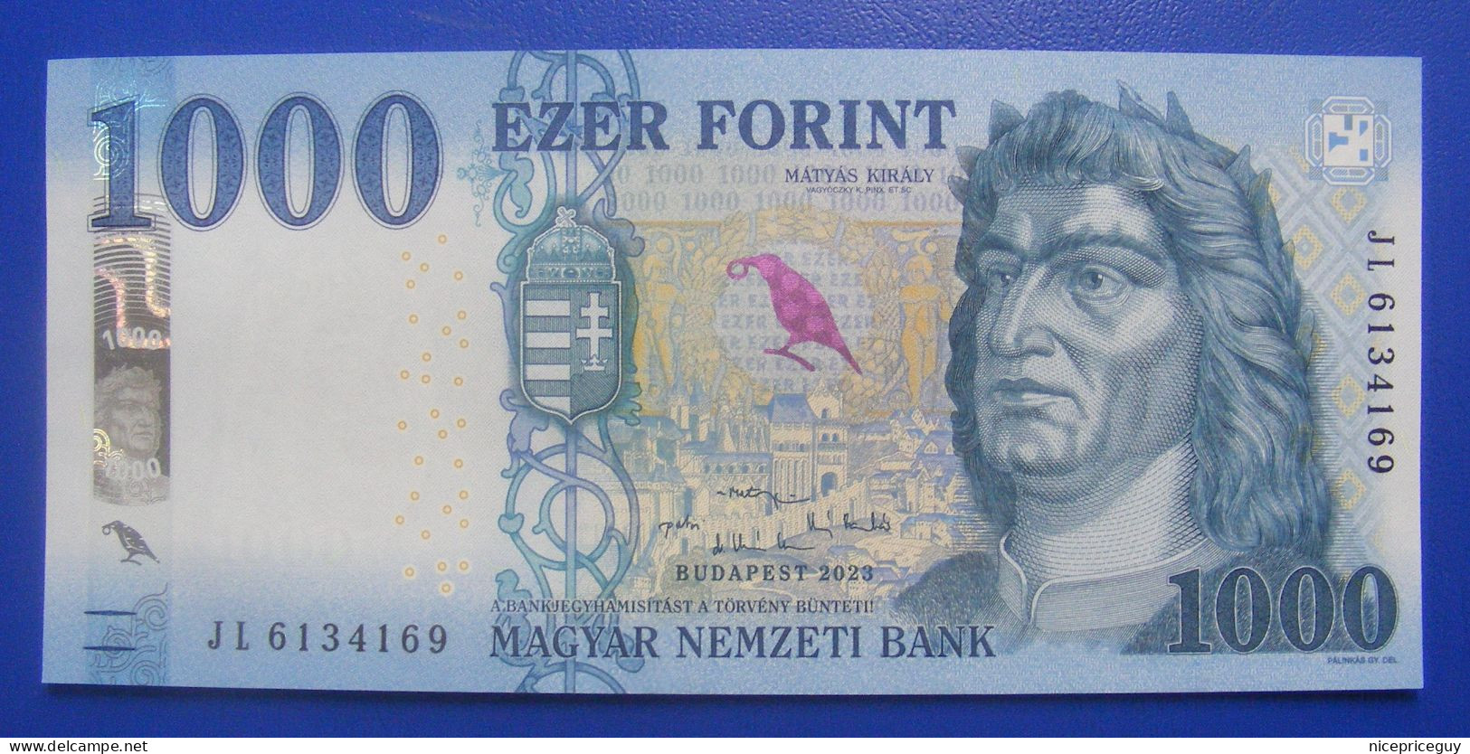 Hungary 1000 Forint 2023 Series JL UNC Combined Shipping! - Hongarije