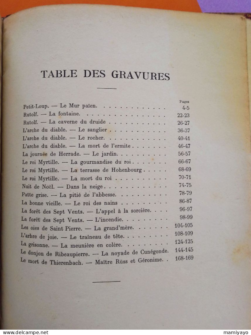 ALSACE * A L'OMBRE DE SAINTE ODILE  * H. SCHUTZENBERGER / Illustré De Gravures ,contes ... - 1901-1940