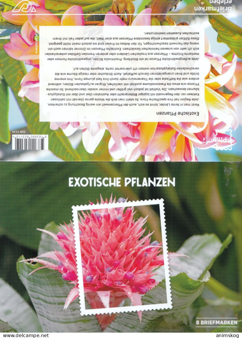 Österreich, Personalisierte Marken, Blumen Inkl. Kakteen / Austria, Personalized Stamps, Flowers Incl. Cacti - Cactus