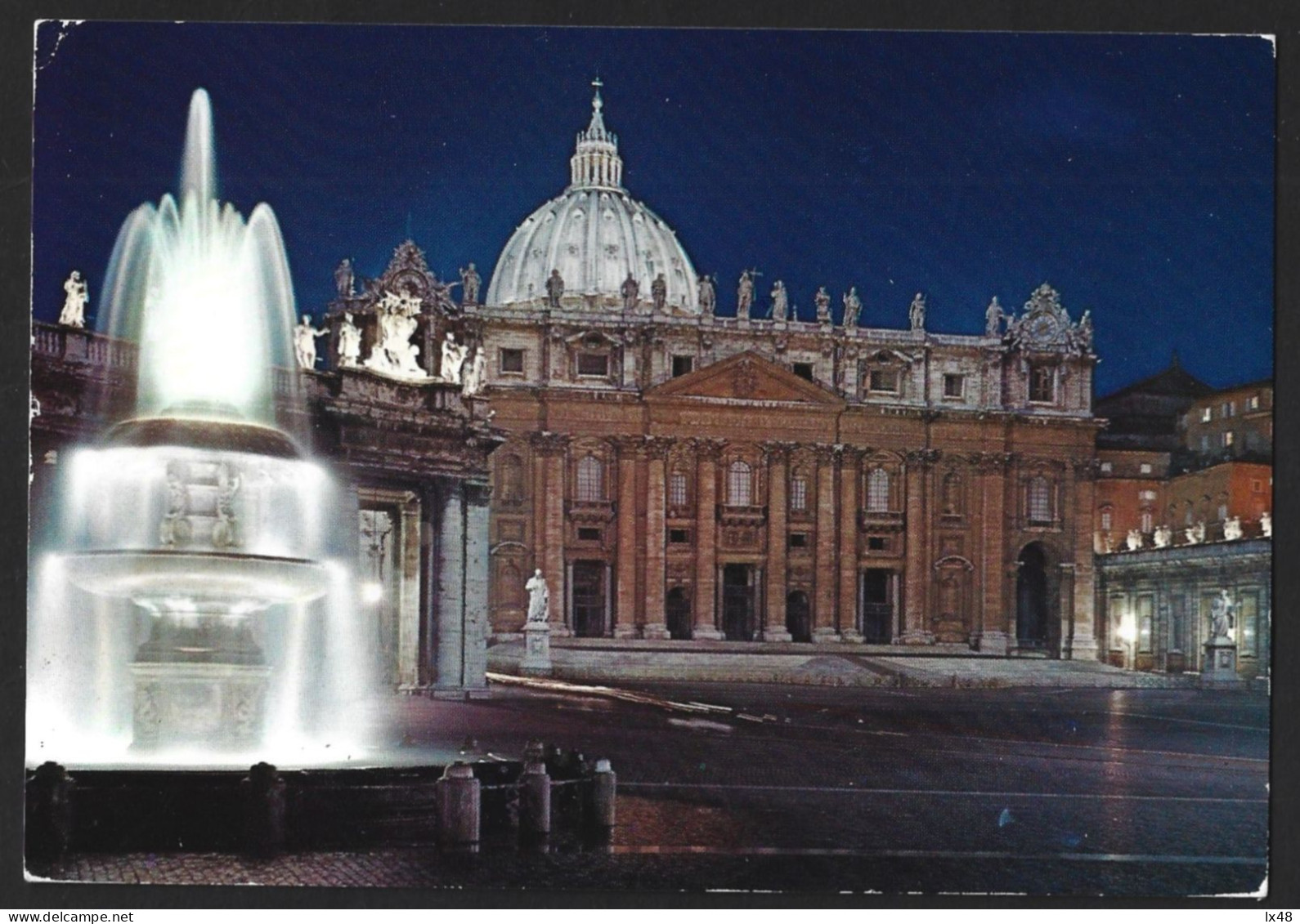 Pennant Hotel Excelsior, Rome, Italy 1965. Postcard From St. Peter's Square, Rome. Wimpel Van Hotel Excelsior, Rome, Ita - Hotels- Horeca