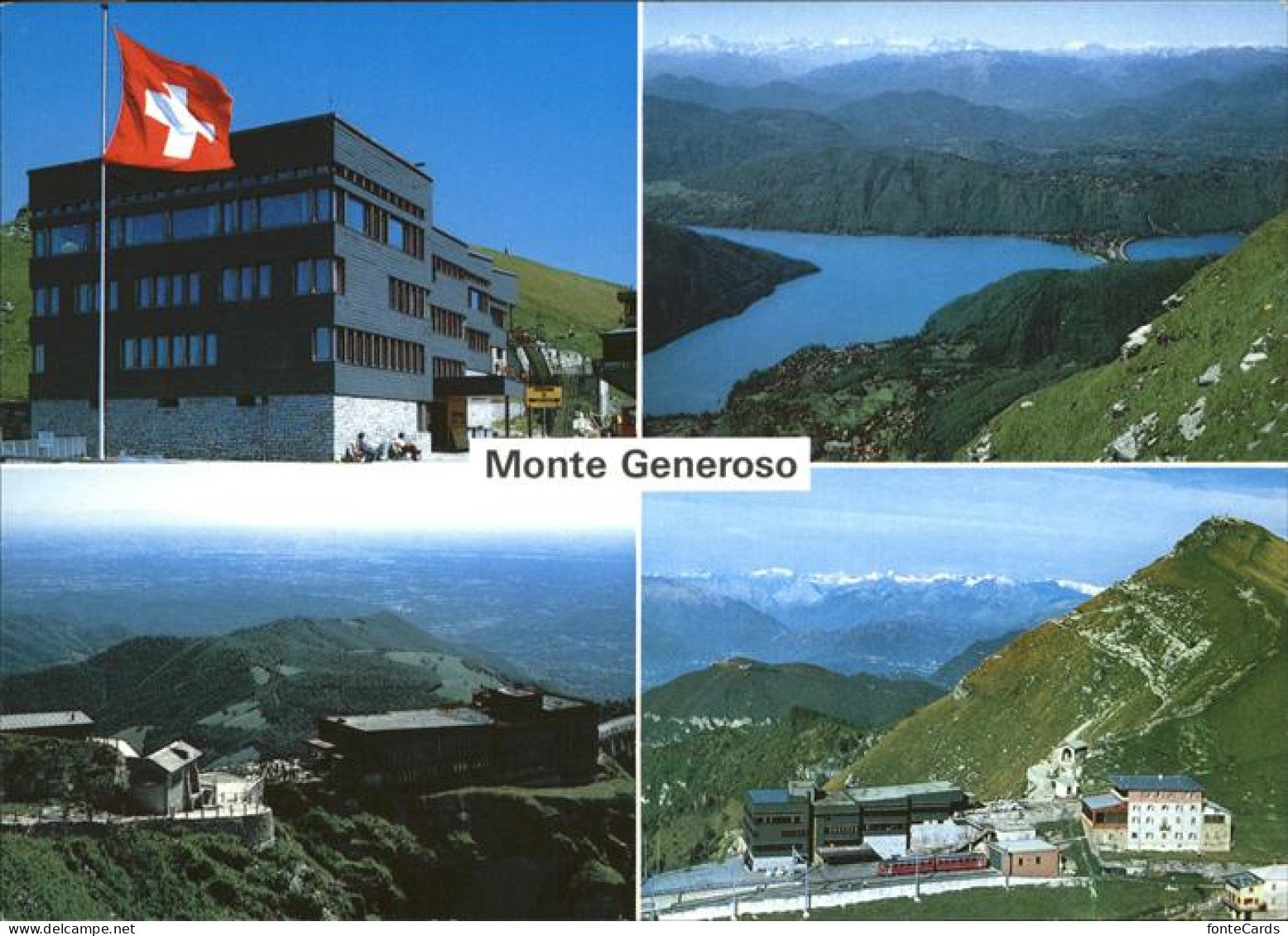 11381358 Monte Generoso Panorama Ristorante Ferrovia Bahn Monte Generoso - Andere & Zonder Classificatie