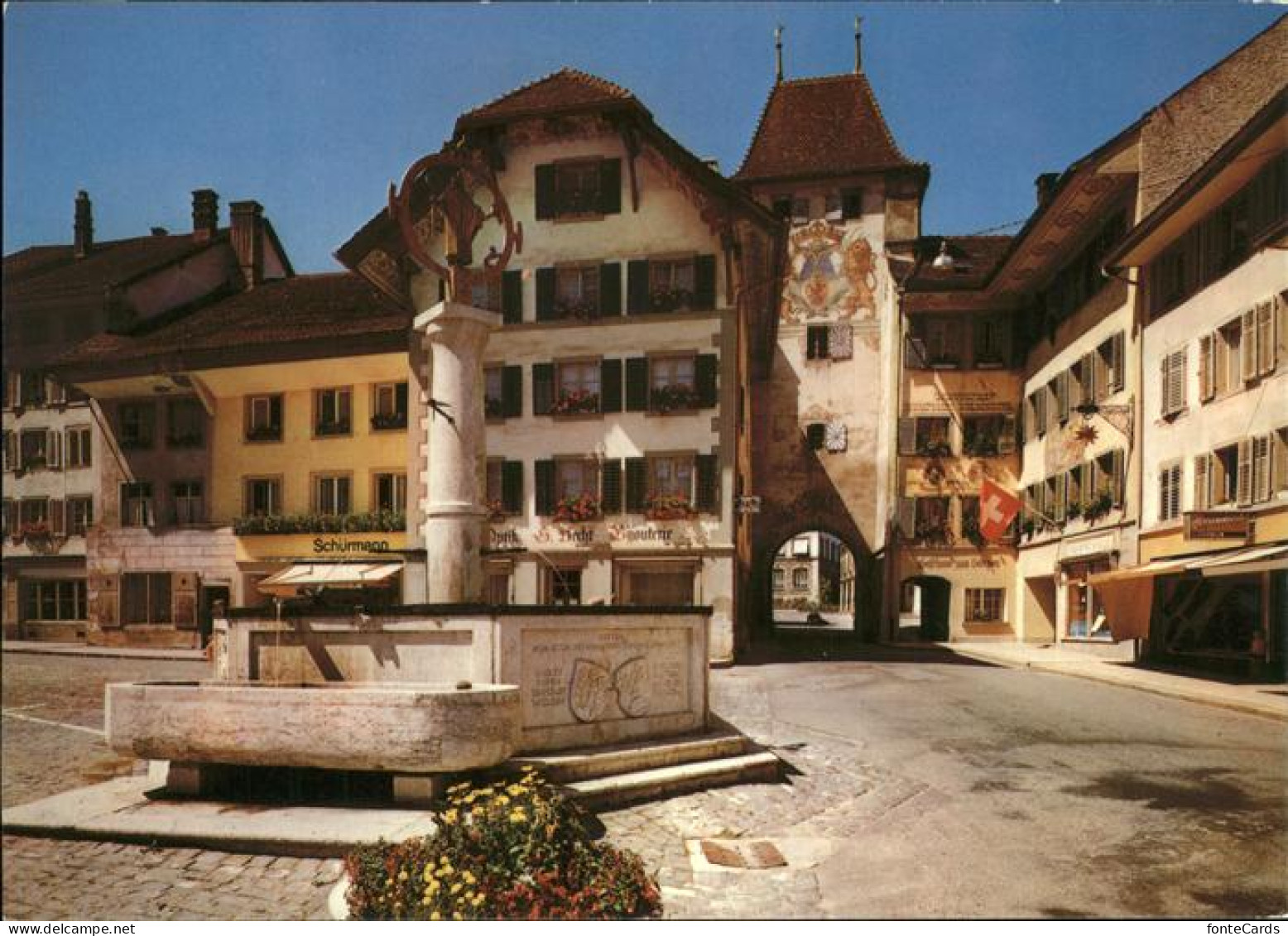 11381356 Willisau Marktplatz Brunnen Stadttor Willisau - Altri & Non Classificati