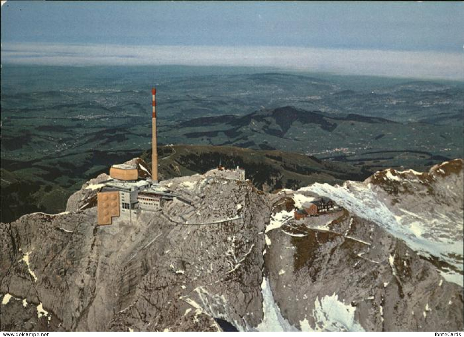 11381348 Saentis AR Fliegeraufnahme Bergstation Saentis AR - Autres & Non Classés