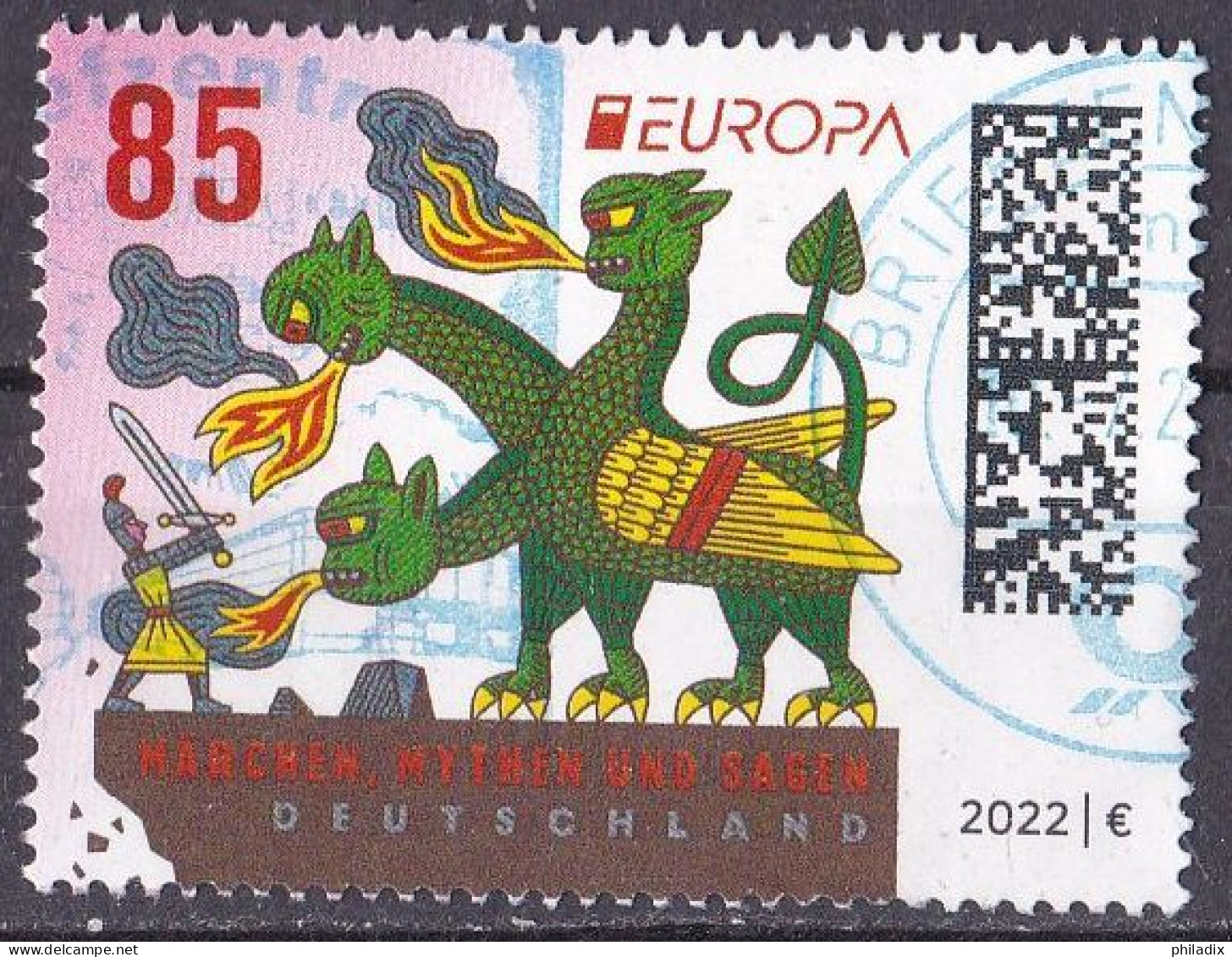 BRD 2022 Mi. Nr. 3687 O/used (BRD1-4) - Used Stamps