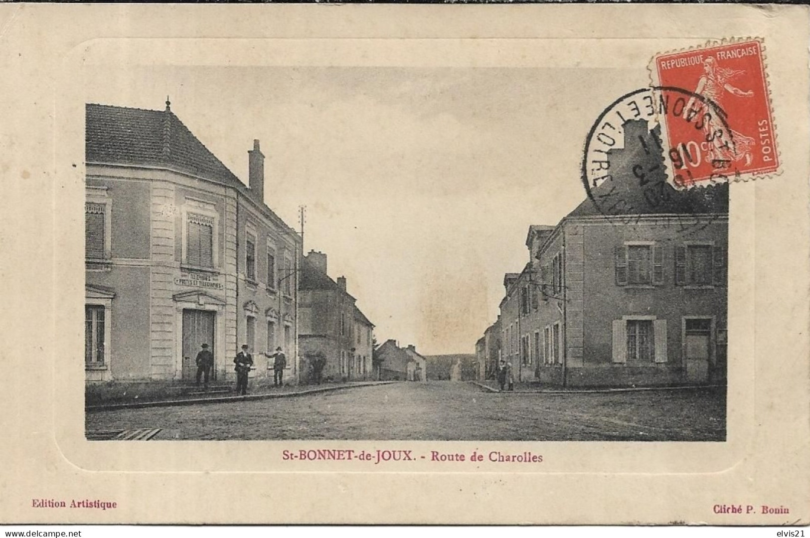 SAINT BONNET DE JOUX Route De Charolles - Autres & Non Classés