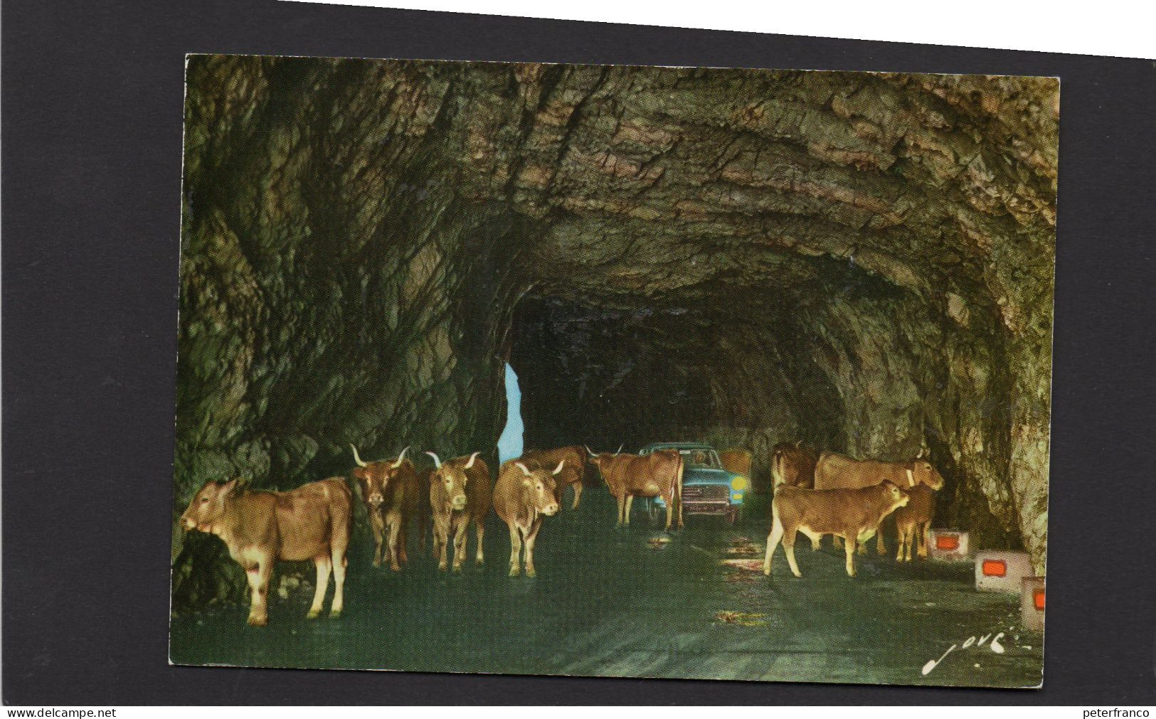 Arte Pirenaica - Route Du Col D'Aubusque- Corida Dans Le Tunnel - Sonstige & Ohne Zuordnung