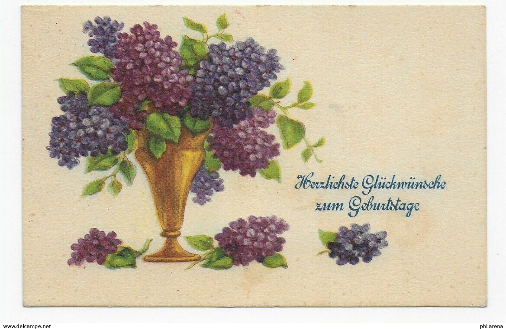 Geburtstagskarte Von Postagentur Rakszawa über Lancut Nach Wien, 1940 - Besetzungen 1938-45
