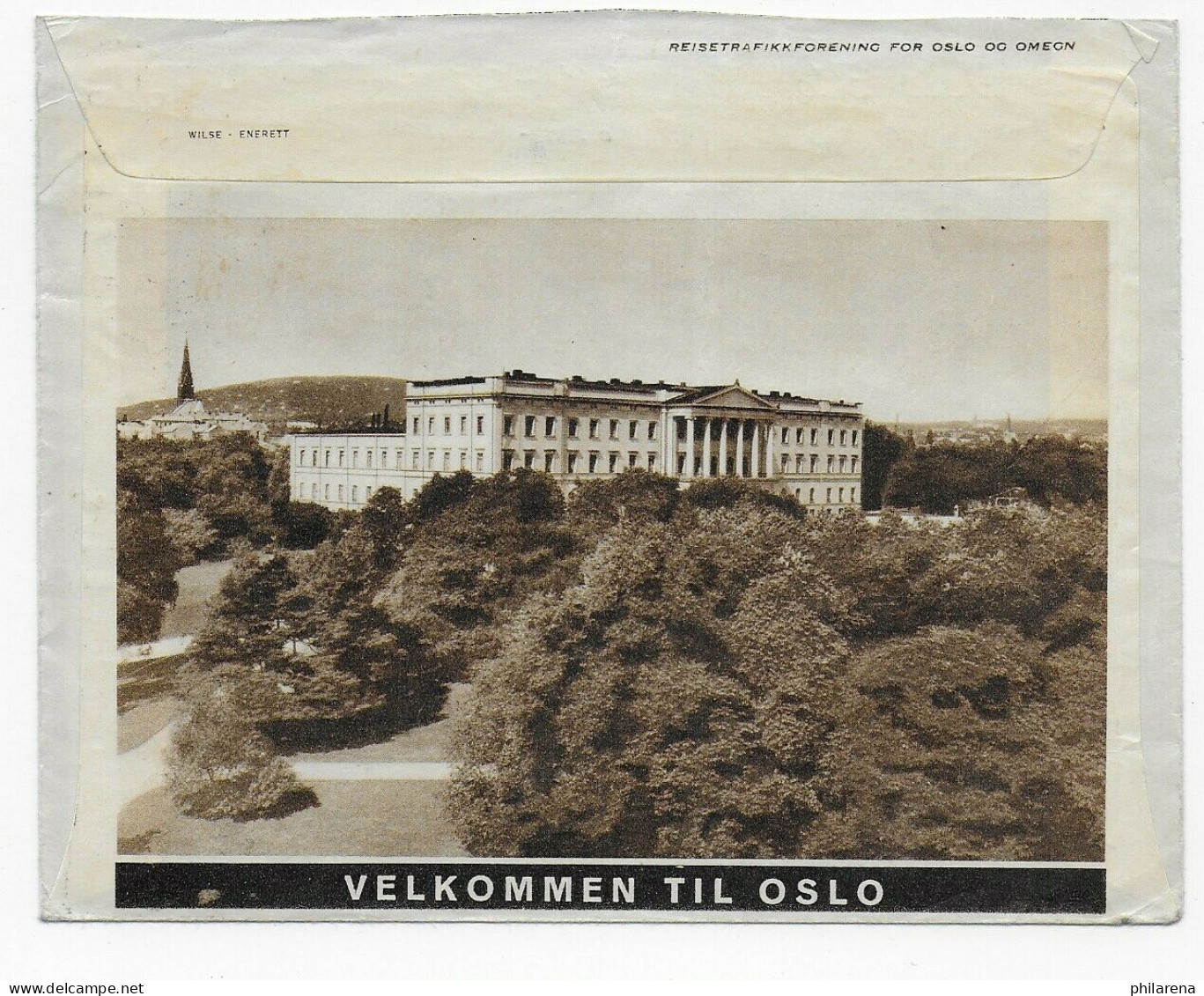 Oslo 1932 Nach Berlin Mit Nachgebühr, Rückseite Mit Bild - Autres & Non Classés