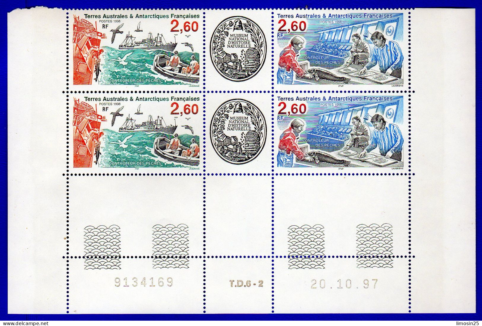 Contrôle Des Pêches - Coin Daté - 20-10-97 - Sonstige & Ohne Zuordnung