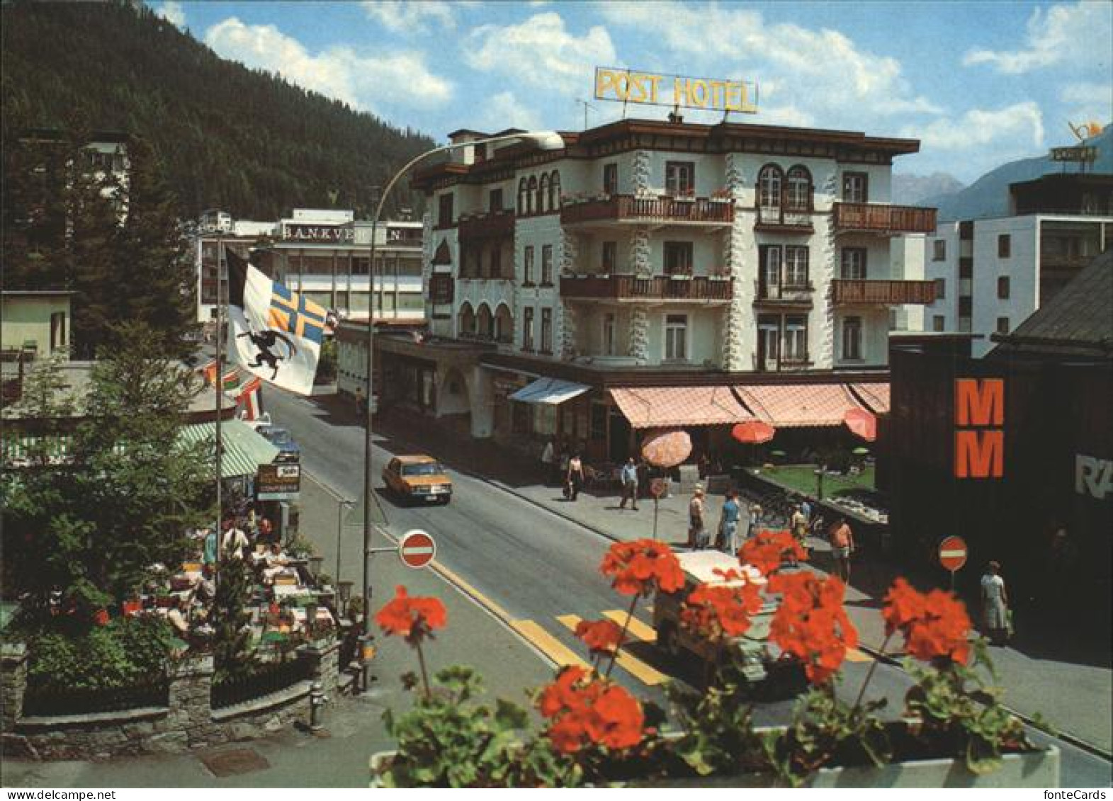 11381268 Davos GR Blick Auf Die Promenade Davos Platz - Altri & Non Classificati