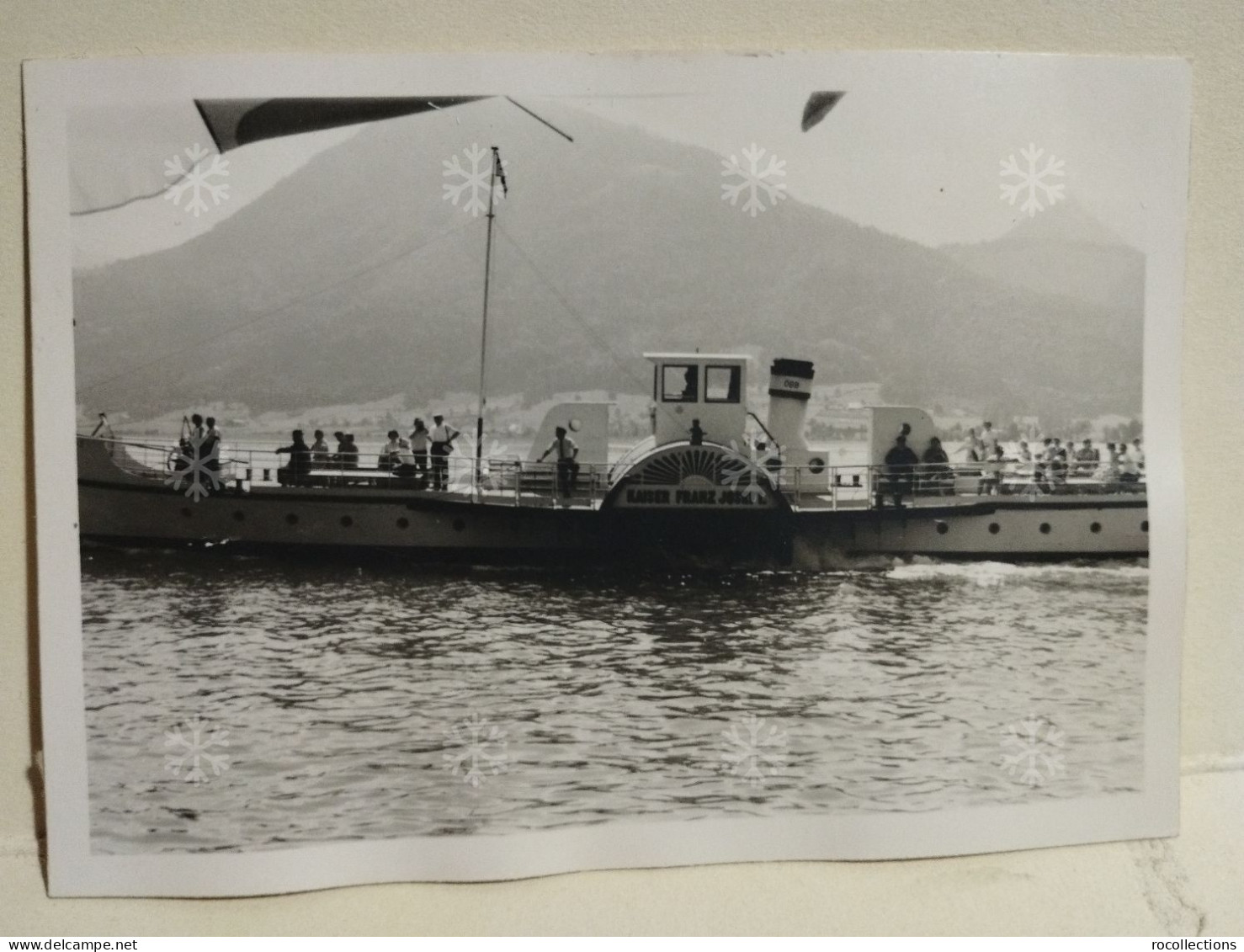 Austria Photo WOLFGANGSEE 1962. Kaiser Franz Joseph I Boat. 100x70 Mm - Europe