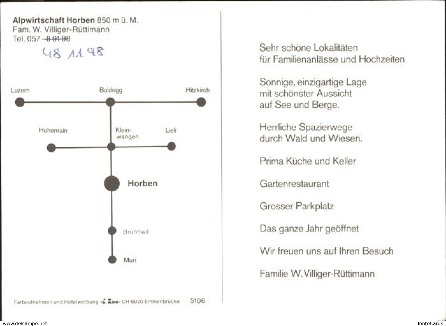 11381253 Horben LU Alpwirtschaft Details Horben LU - Altri & Non Classificati