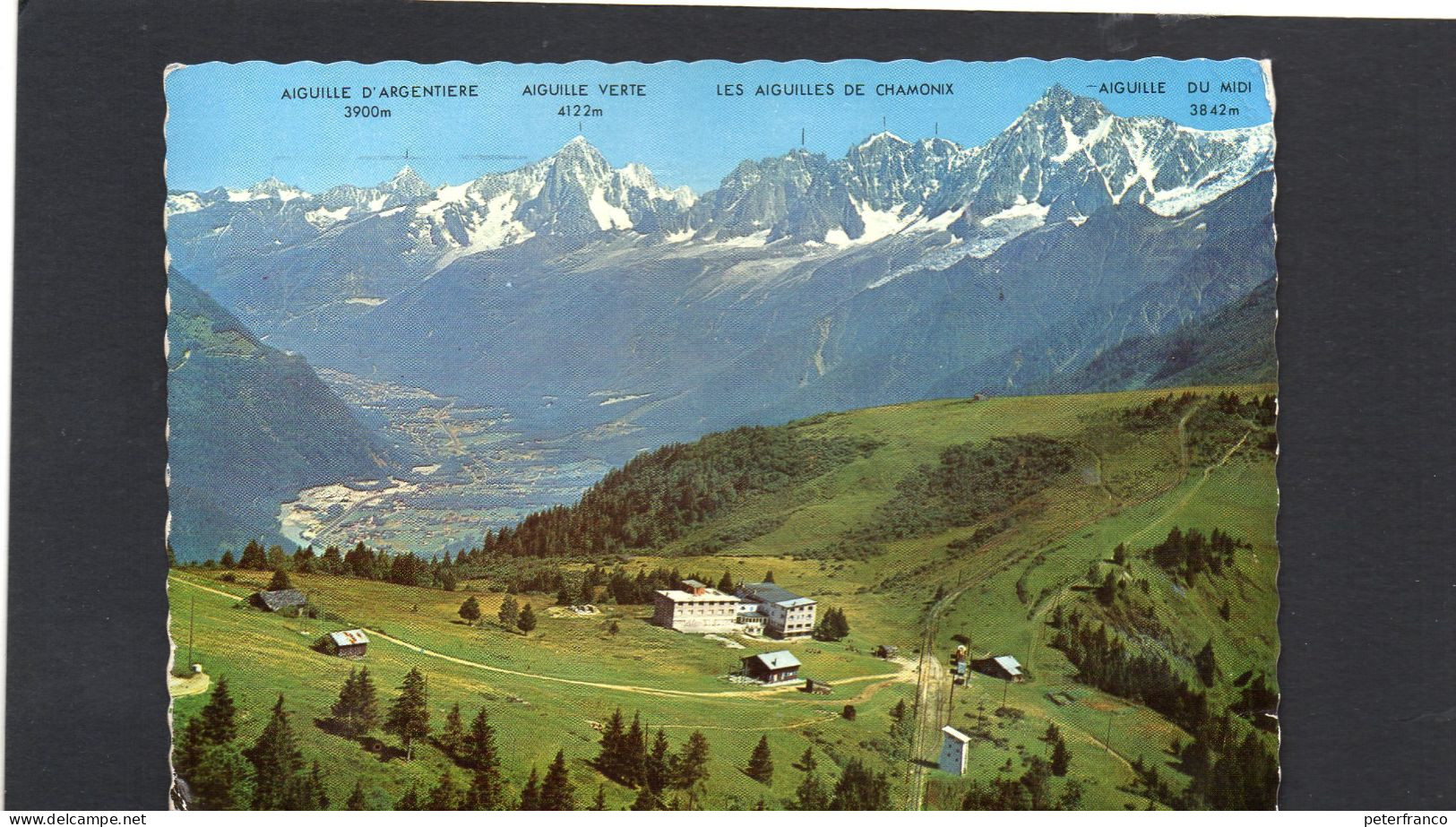 Francia - Col De Voza - Panorama Di Chamonix - Andere & Zonder Classificatie