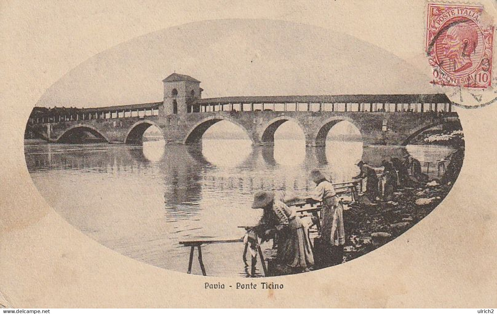 AK Pavia - Ponte Ticino - 1917 (69296) - Pavia