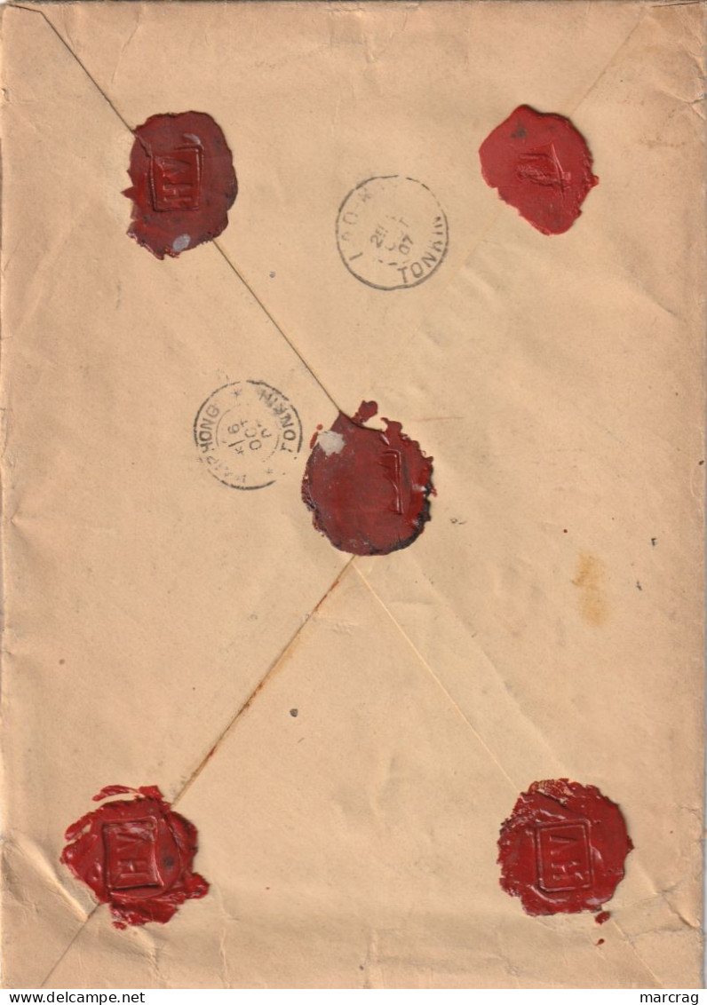 LETTRE DE MOOGTSEU DE 1907 POUR PARIS - Covers & Documents