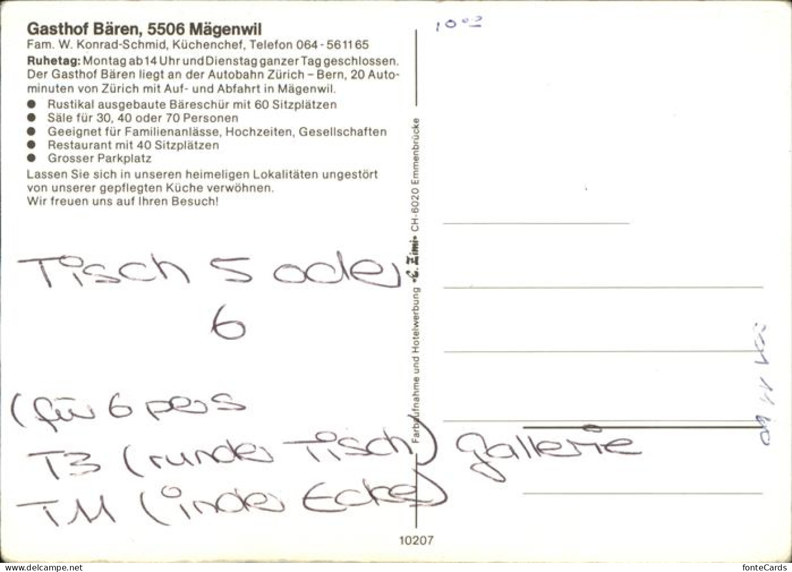 11381203 Maegenwil Gasthof Baeren Maegenwil - Other & Unclassified