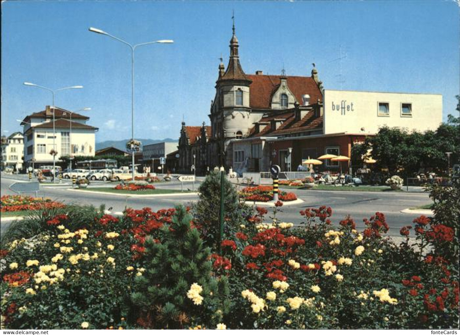 11381197 Rapperswil SG Bahnhof Und Post Rapperswil SG - Autres & Non Classés