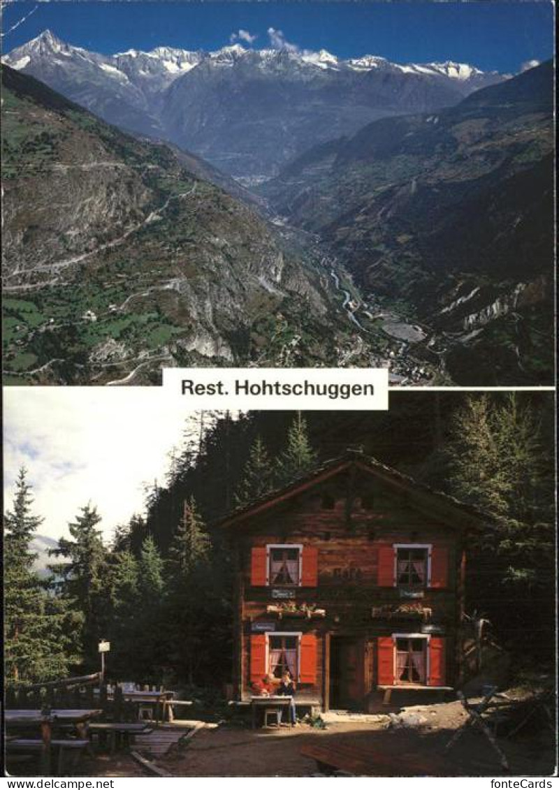 11381179 Graechen VS Restaurant Hohtschuggen Alpenpanorama Graechen VS - Andere & Zonder Classificatie