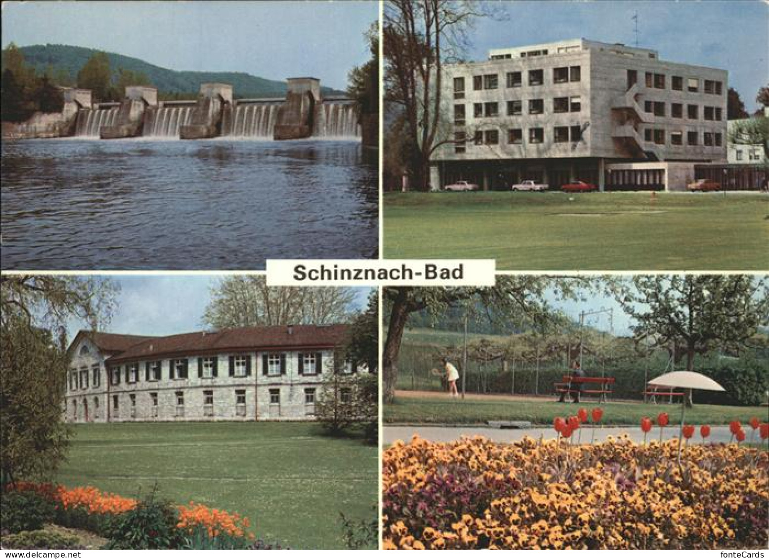 11381173 Schinznach Bad Stauwehr Rundbau Rheumaklinik Schinznach Bad - Sonstige & Ohne Zuordnung