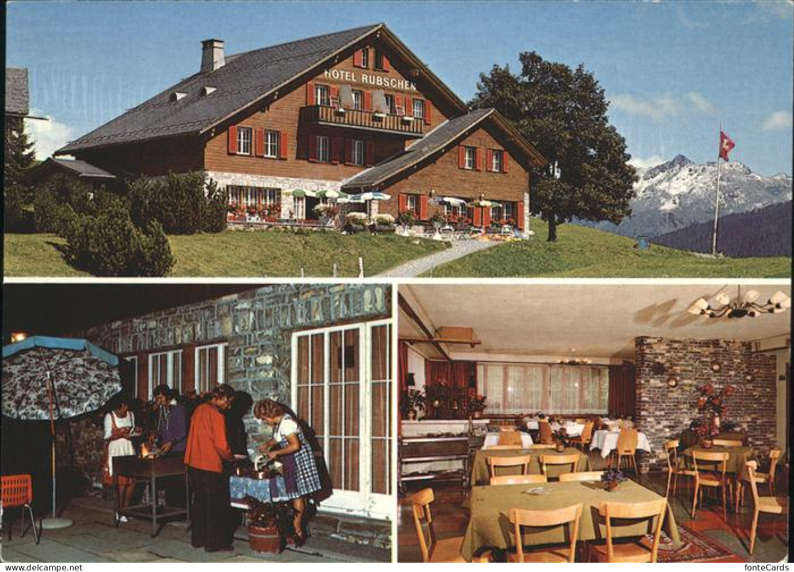 11381170 Braunwald GL Hotel Rubschen Details Braunwald - Autres & Non Classés