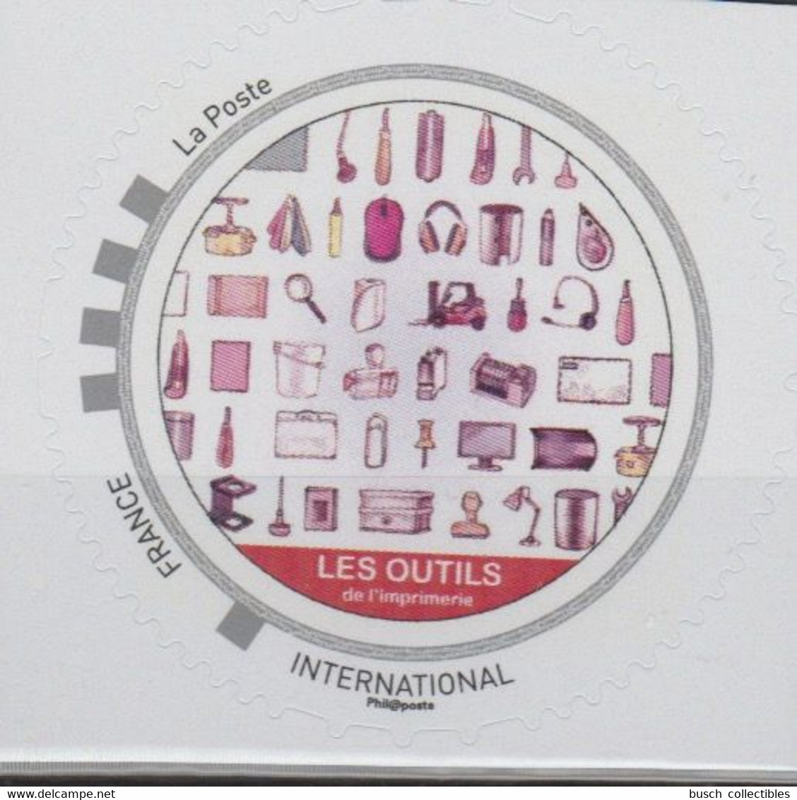 France 2020 Collector Rond Les Outils 50 Ans Gravés Dans L'Histoire Imprimerie Des Timbres-poste Tirage 12050 Ex ** - Mint/Hinged