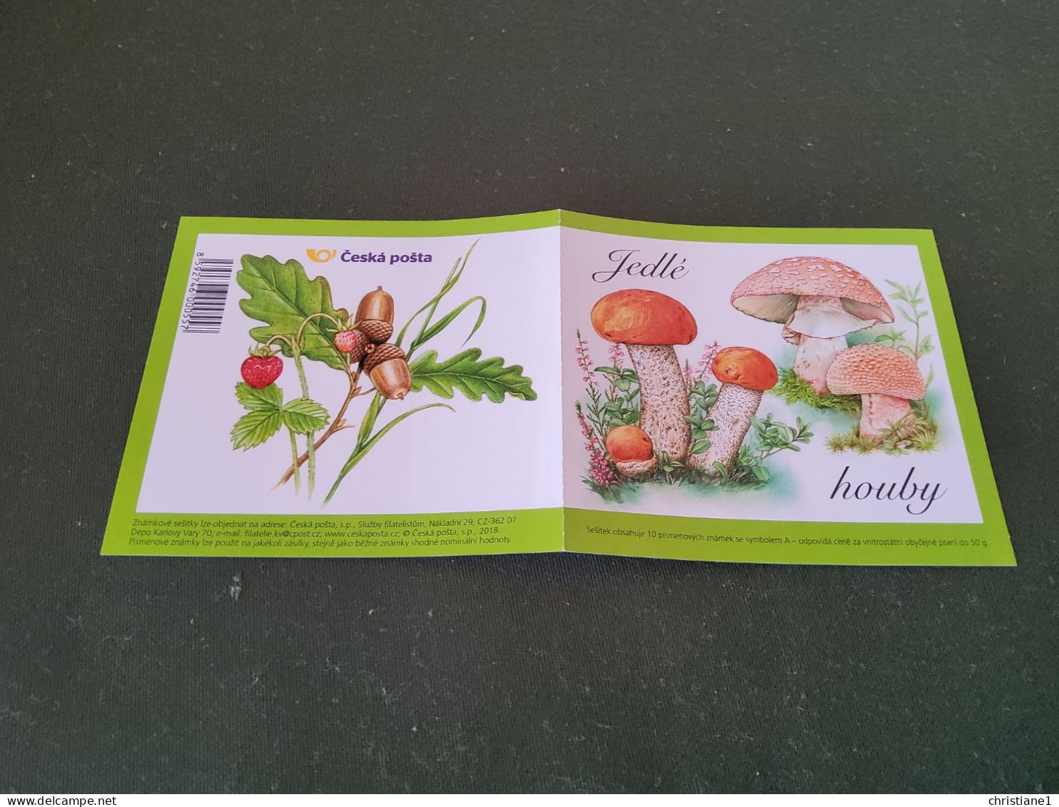 Tchèquie  2018 Carnet Neuf** Champignons - Unused Stamps