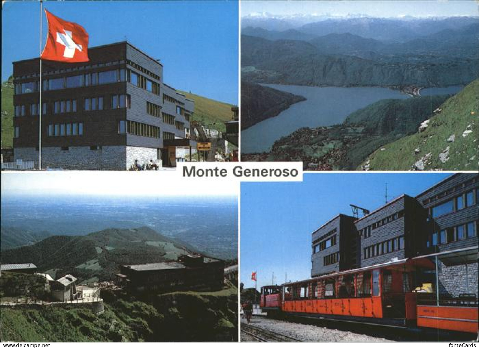 11381141 Monte Generoso Panorama Details Bahn Monte Generoso - Sonstige & Ohne Zuordnung