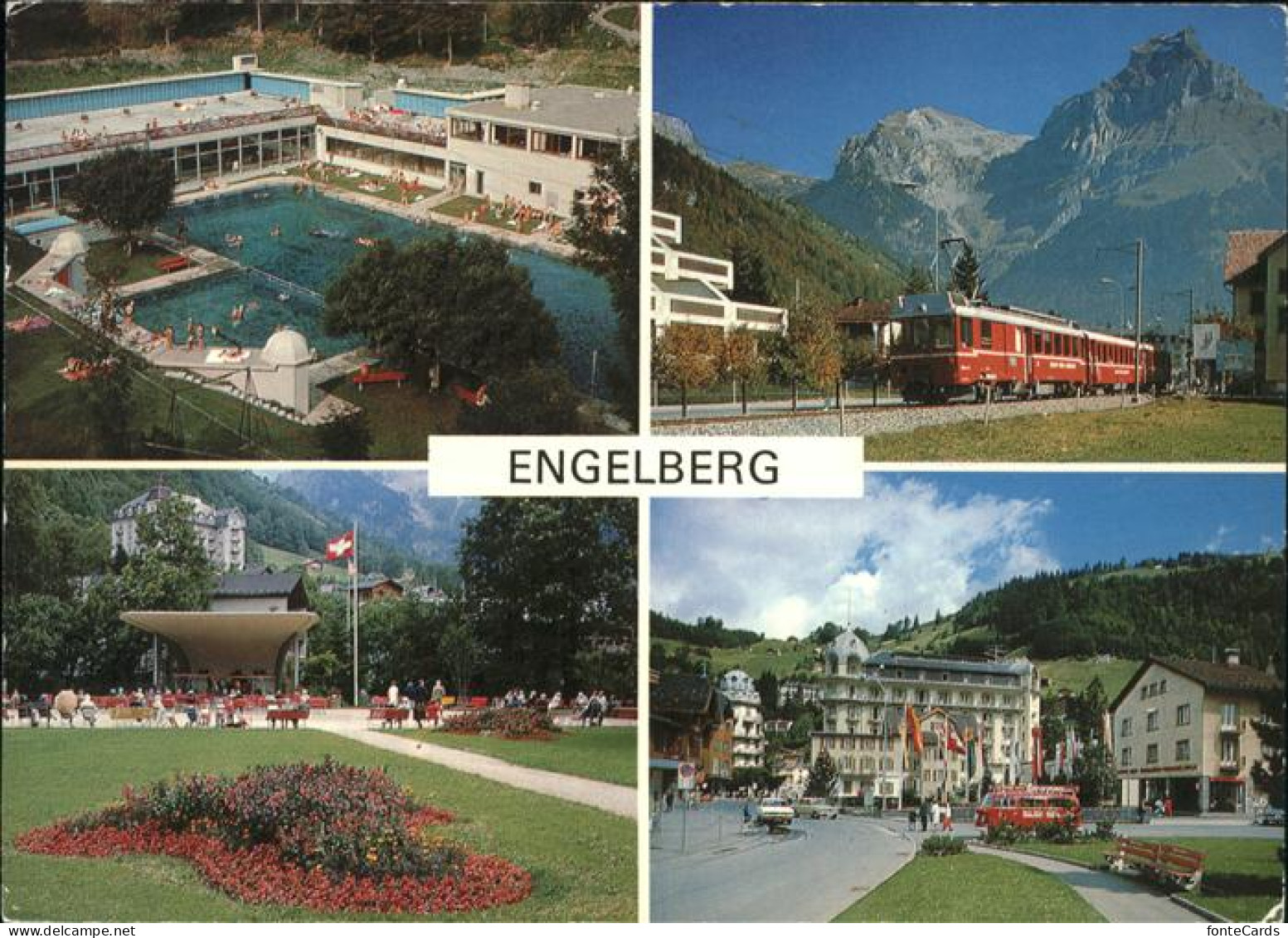 11381133 Engelberg OW Schwimmbad LSE Bahn Kurpark Engelberg - Altri & Non Classificati