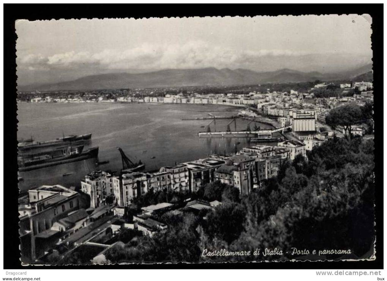 CASTELLAMMARE DI STABIA  PORTO  NAPOLI NEAPOLIS  CAMPANIA   VIAGGIATA  COME DA FOTO - Castellammare Di Stabia