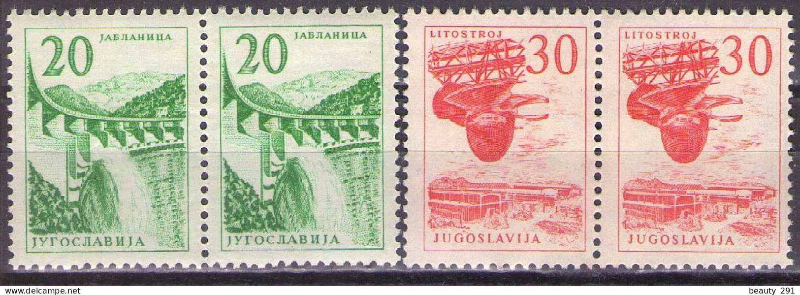 Yugoslavia 1965 - Definitive Stamps - Mi 1131-1132 - MNH**VF - Nuovi