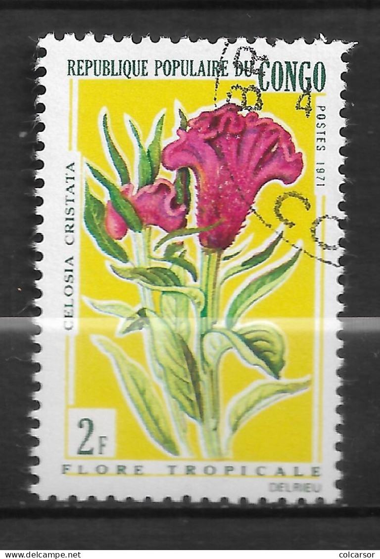 RÉPUBLIQUE DU CONGO   ZAÏRE  "N°    284  " FLORE " - Usados