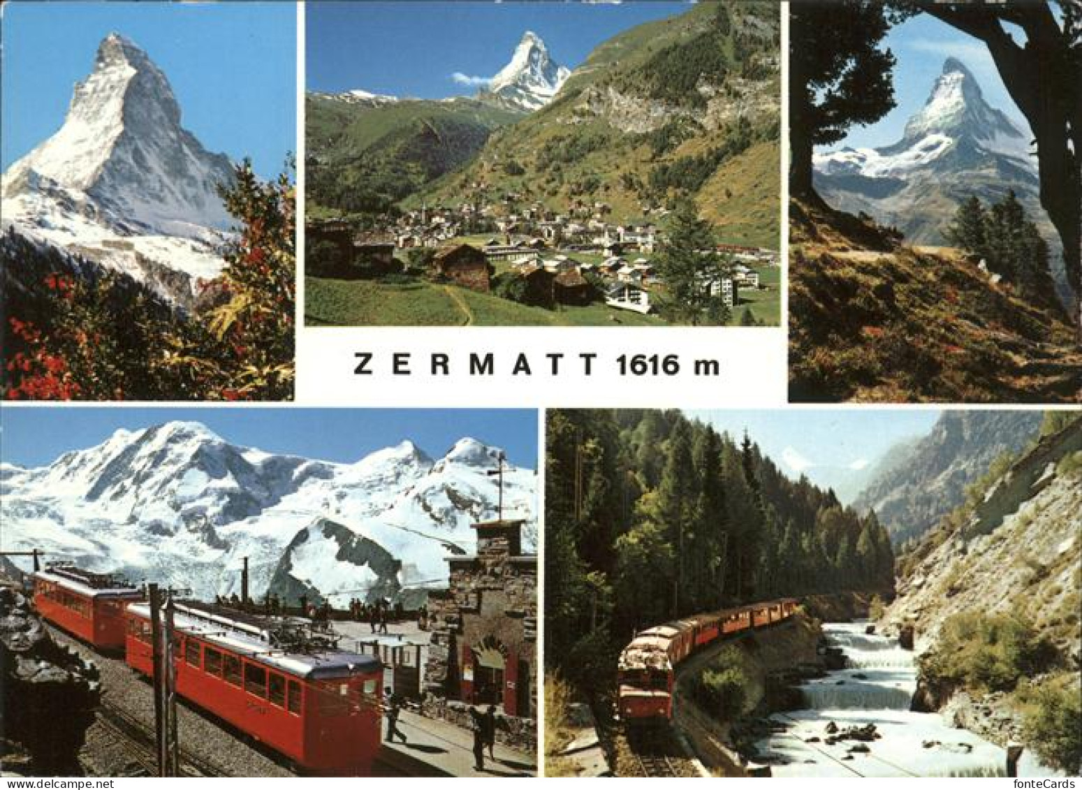 11381061 Zermatt VS Matterhorn Bahn Panorama  - Sonstige & Ohne Zuordnung