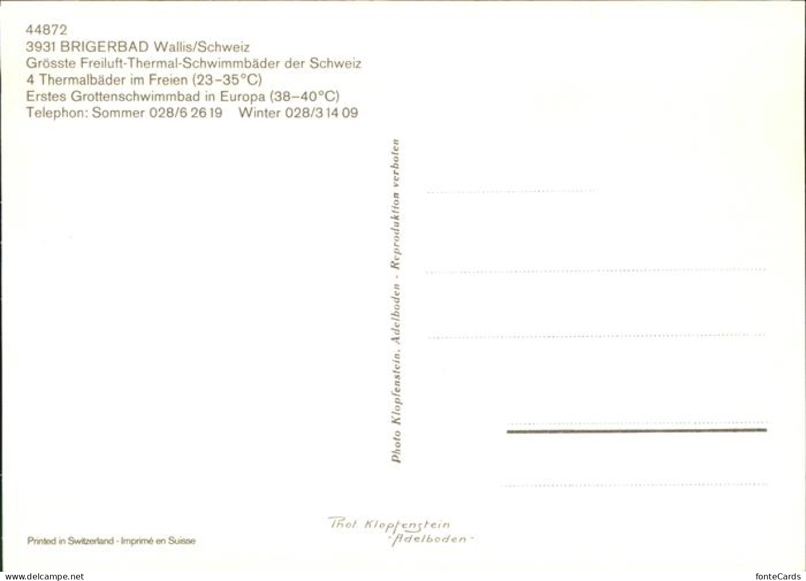 11381051 Brigerbad Thermal Schwimmbaeder Brigerbad - Other & Unclassified