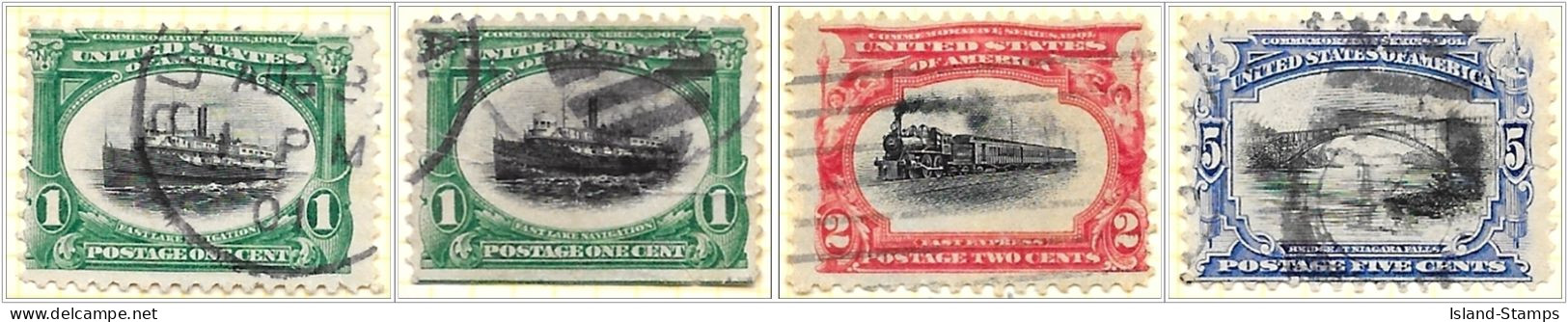 USA Stamps: 1901 Pan American Exposition. Used - Usados