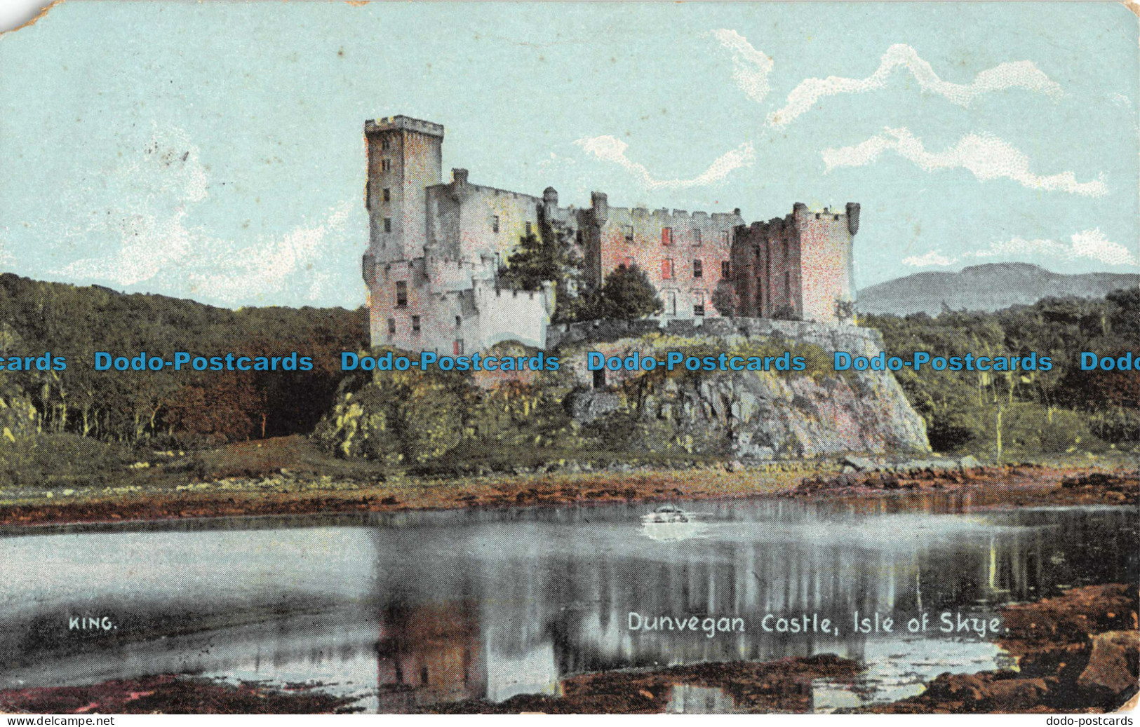 R086699 King. Dunvegan Castle. Isle Of Skye. Fine Art Post Cards. Shureys Public - Monde