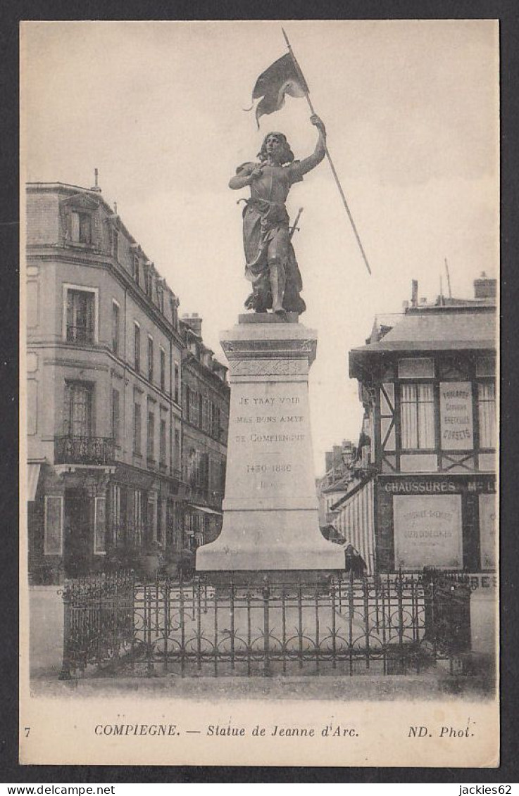 068803/ COMPIÈGNE, Statue De Jeanne D'Arc  - Compiegne
