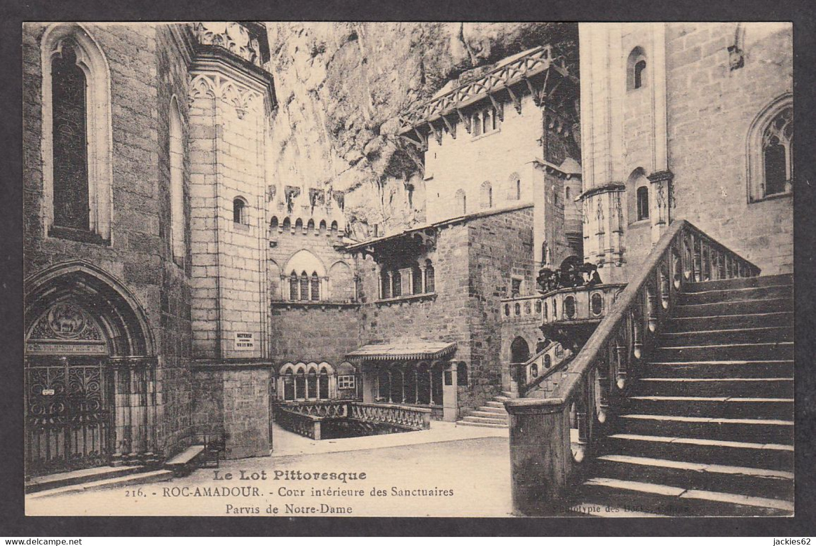 085566/ ROCAMADOUR, Cour Intérieure Des Sanctuaires, Parvis De Notre-Dame - Rocamadour