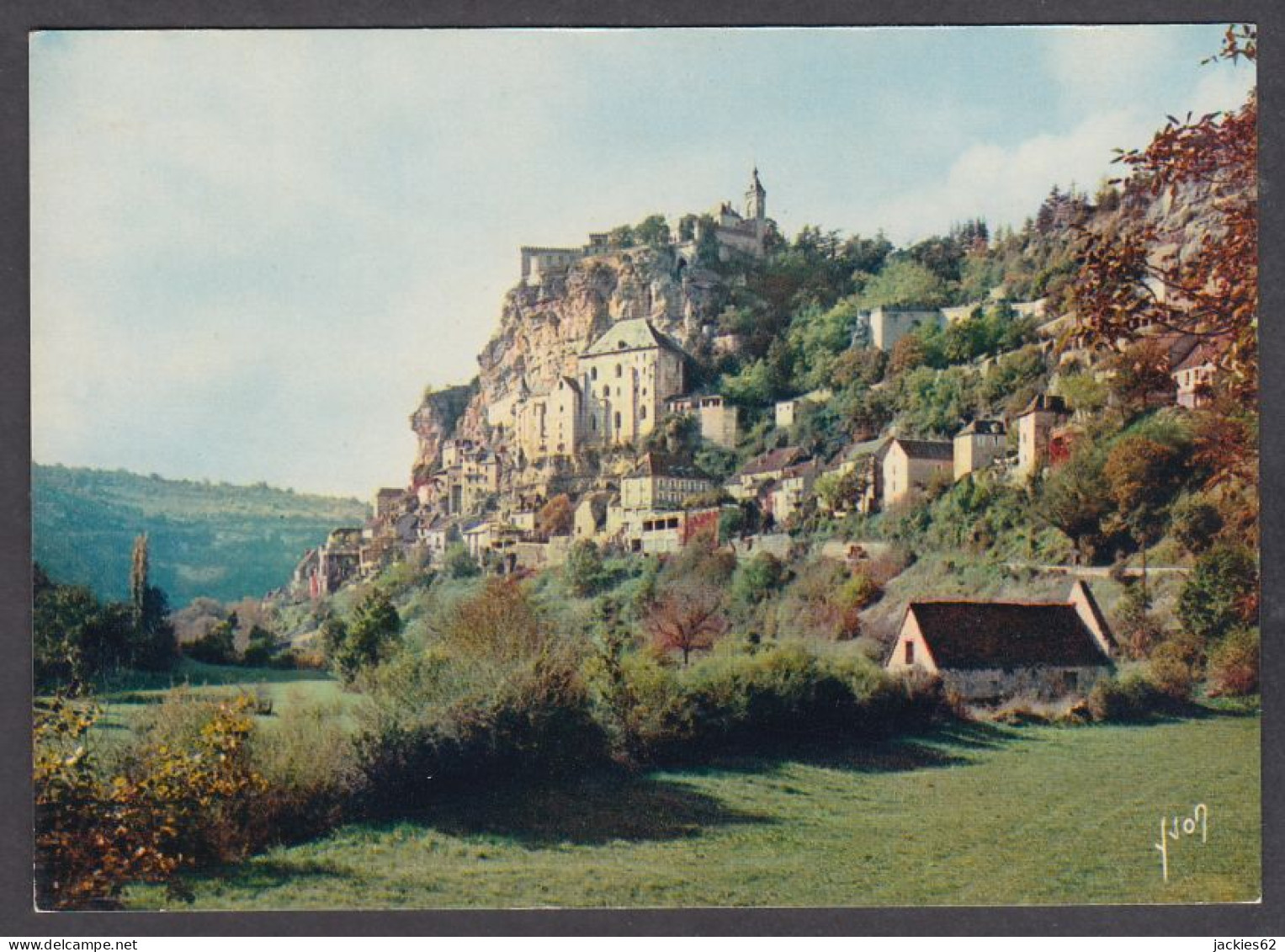122081/ ROCAMADOUR, Le Village Vu Du Ravin De L'Alzou - Rocamadour