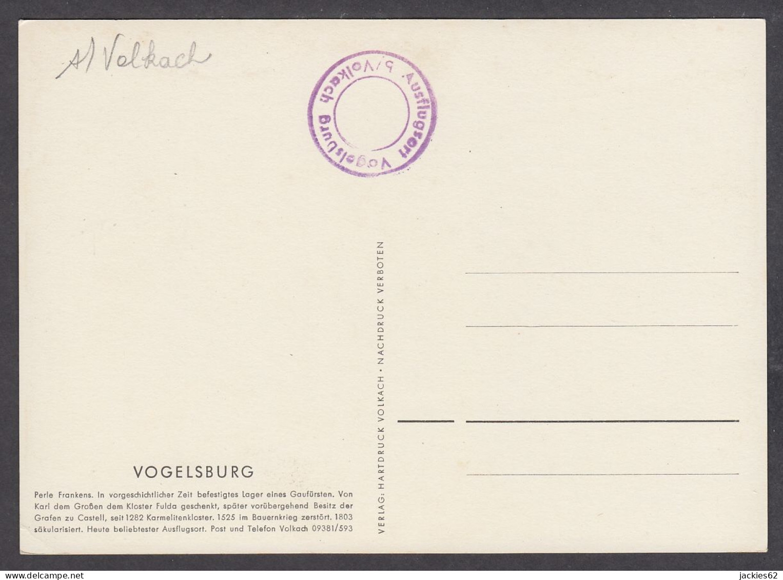 106397/ VOLKACH, Vogelsburg - Andere & Zonder Classificatie