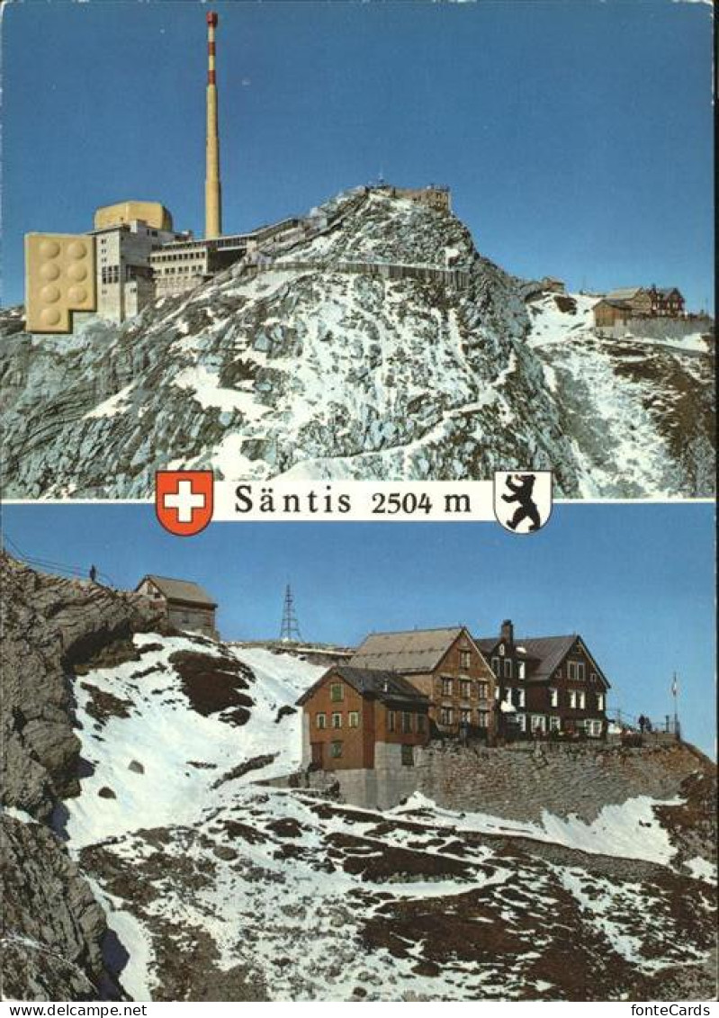 11381016 Saentis AR Gipfel Berghaus Saentis AR - Andere & Zonder Classificatie