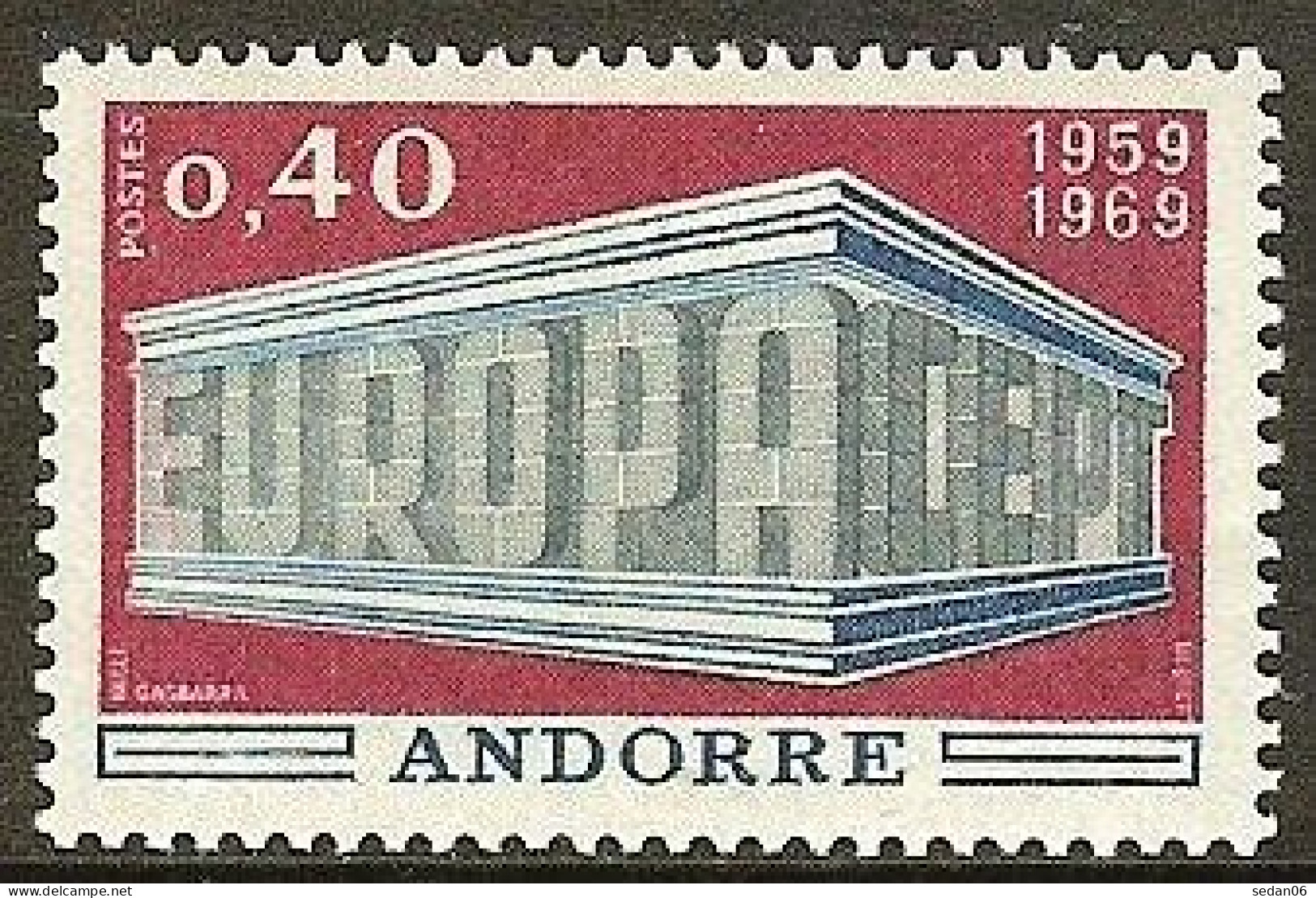 ANDORRE FRANCAIS N°194* - Cote 18.00 € - Nuovi