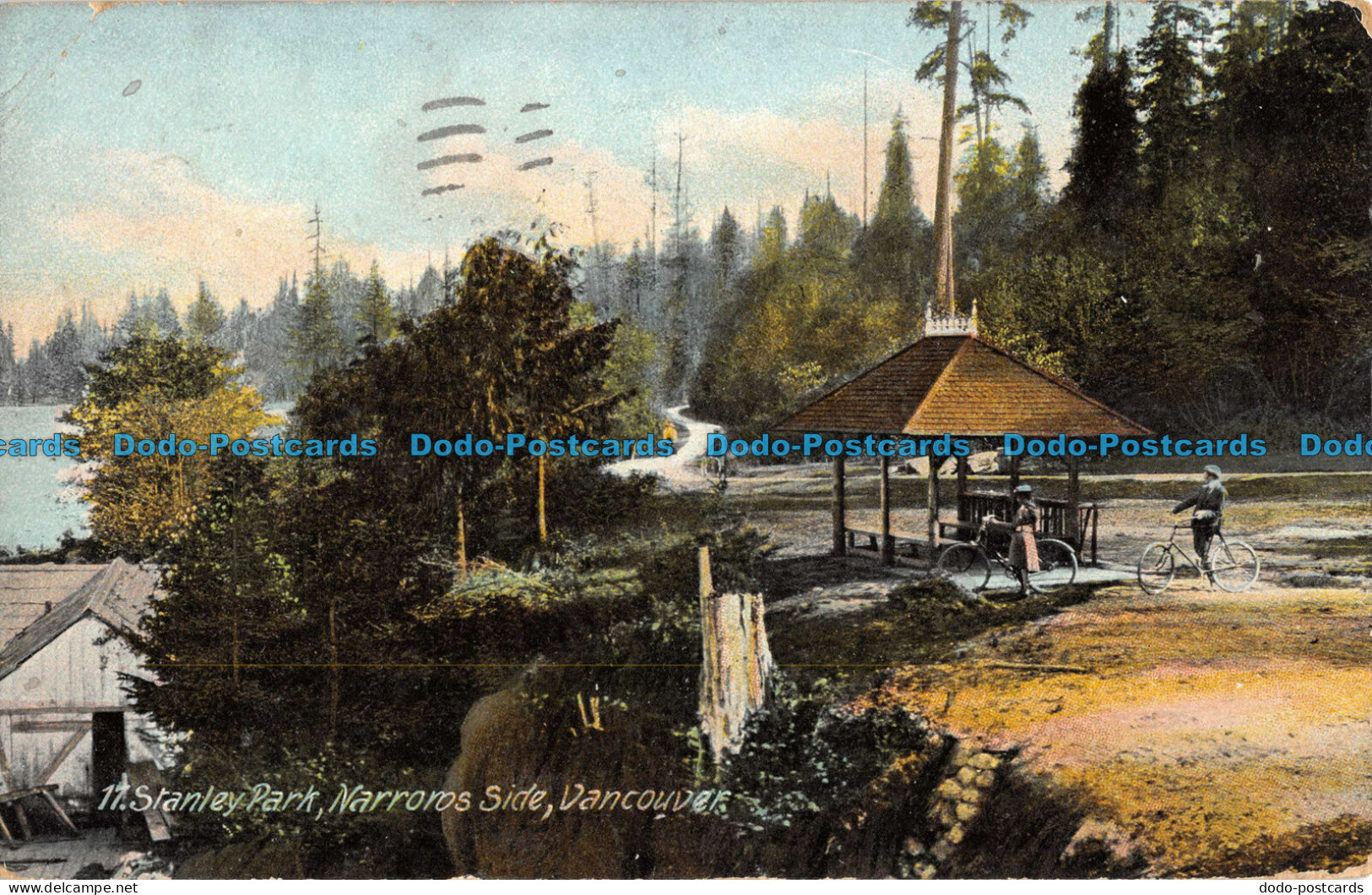 R086709 Stanley Park. Narroros Side. Vancouver. Edwards Bros. 1908 - Monde