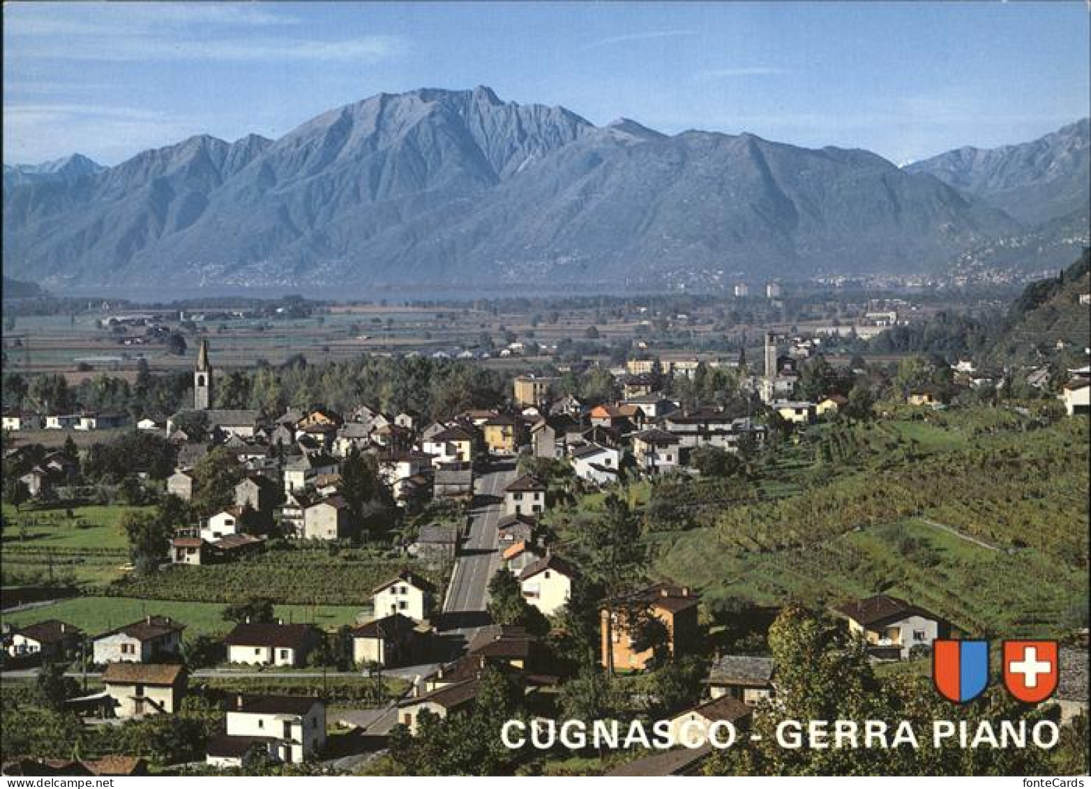 11380990 Cugnasco Gerra Piano Sulle Sfondo Monte Gridone Cugnasco - Autres & Non Classés